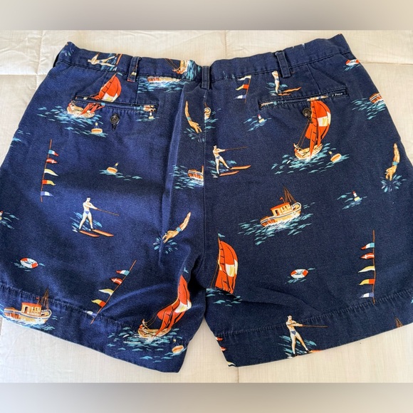 Ralph Lauren Polo Vintage 90’s water sports cotton short preppy classic 32 waist - Picture 8 of 11